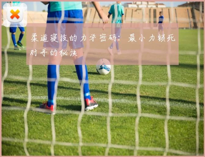 柔道寝技的力学密码：最小力锁死对手的秘诀
