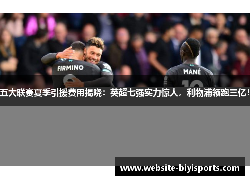 五大联赛夏季引援费用揭晓：英超七强实力惊人，利物浦领跑三亿！